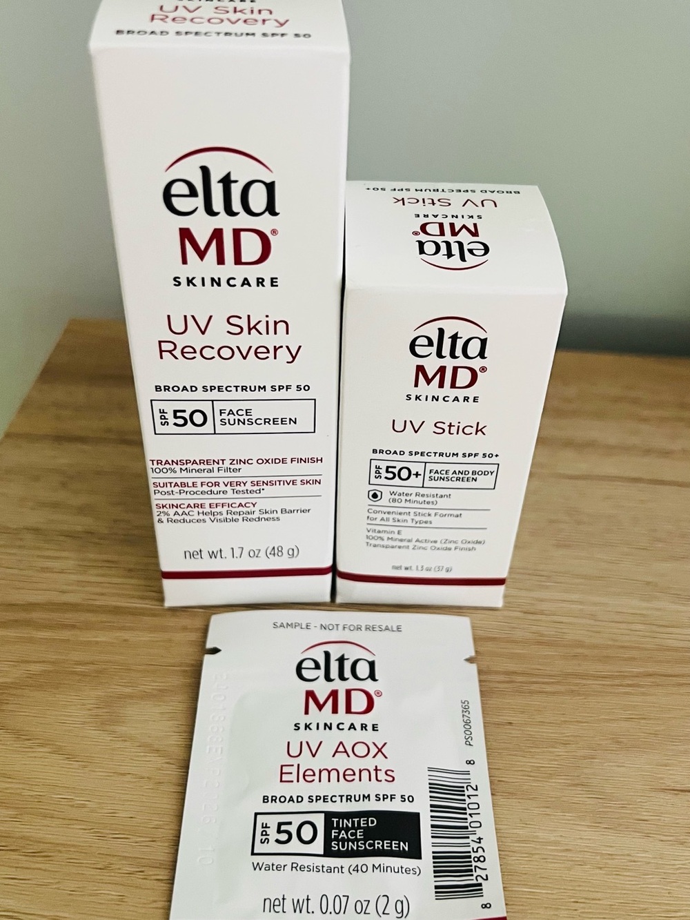 NIB Elta MD UV Skin Recovery SPF 50 & UV Stick SPF 50+